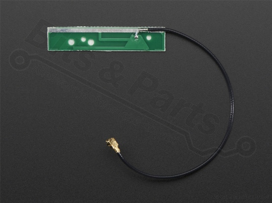 WiFi Antenna 2.4GHz mini with uFL connector 100mm - Adafruit 2308